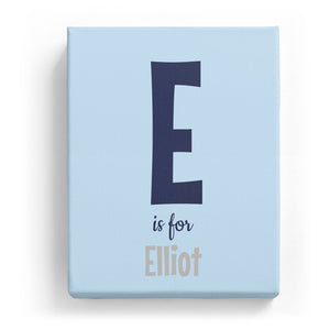 E is for Elliot - Cartoony
