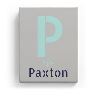 P is for Paxton - Stylistic