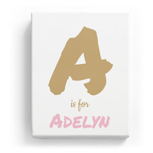 A is for Adelyn - Artistic