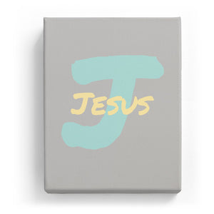 Jesus Overlaid on J - Artistic