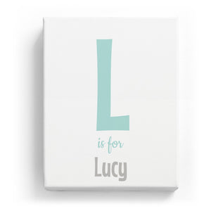 L is for Lucy - Cartoony