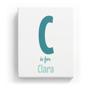 C is for Clara - Cartoony