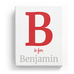 B is for Benjamin - Classic