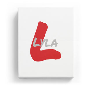 Lyla Overlaid on L - Artistic