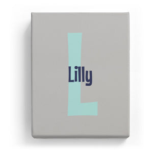 Lilly Overlaid on L - Cartoony