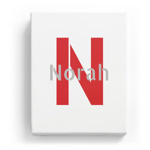 Norah Overlaid on N - Stylistic