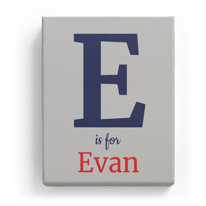 E is for Evan - Classic
