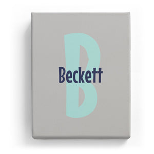 Beckett Overlaid on B - Cartoony