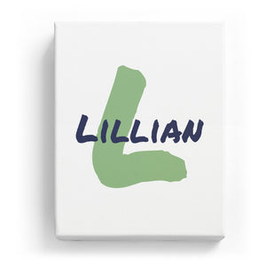 Lillian Overlaid on L - Artistic