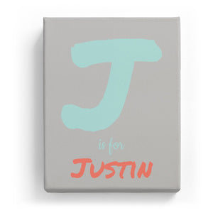 J is for Justin - Artistic