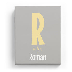 R is for Roman - Cartoony