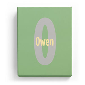 Owen Overlaid on O - Cartoony