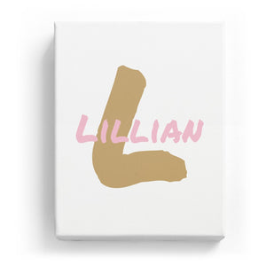 Lillian Overlaid on L - Artistic