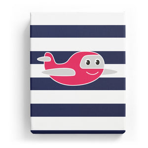 Smiling Plane with Stripes
