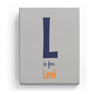 L is for Levi - Cartoony