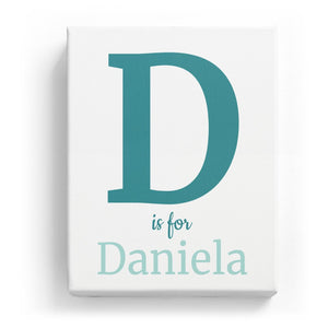 D is for Daniela - Classic