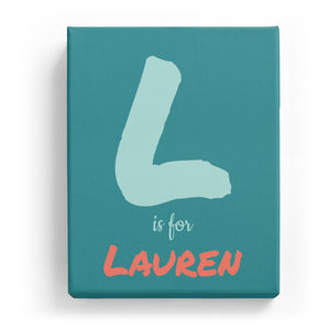 L is for Lauren - Artistic