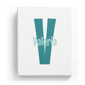 Valeria Overlaid on V - Cartoony