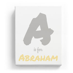 A is for Abraham - Artistic