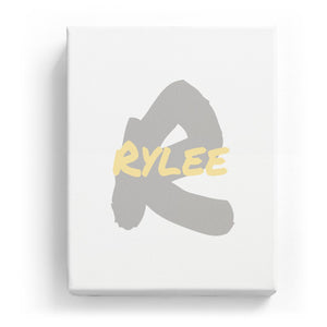 Rylee Overlaid on R - Artistic