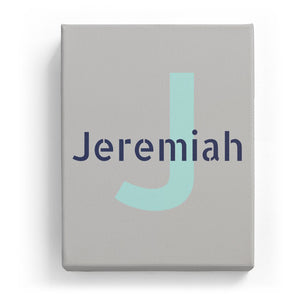 Jeremiah Overlaid on J - Stylistic