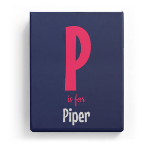 P is for Piper - Cartoony