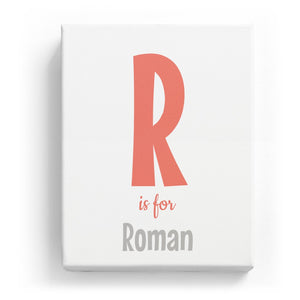 R is for Roman - Cartoony