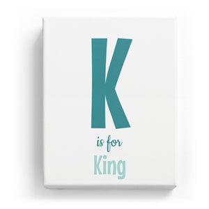 K is for King - Cartoony
