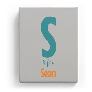S is for Sean - Cartoony