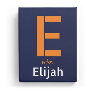E is for Elijah - Stylistic
