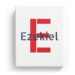 Ezekiel Overlaid on E - Stylistic