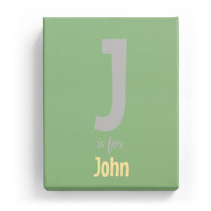 J is for John - Cartoony