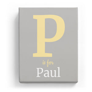 P is for Paul - Classic