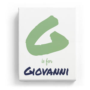 G is for Giovanni - Artistic