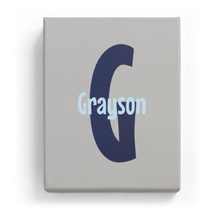 Grayson Overlaid on G - Cartoony