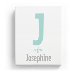 J is for Josephine - Cartoony