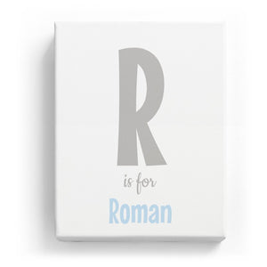 R is for Roman - Cartoony