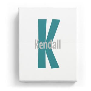 Kendall Overlaid on K - Cartoony
