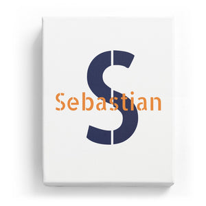 Sebastian Overlaid on S - Stylistic