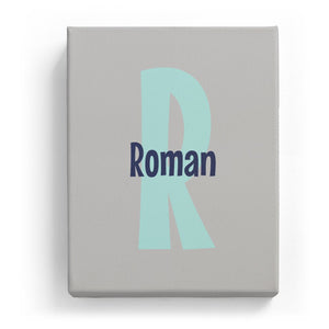 Roman Overlaid on R - Cartoony