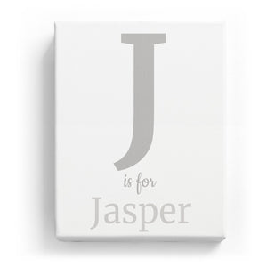 J is for Jasper - Classic