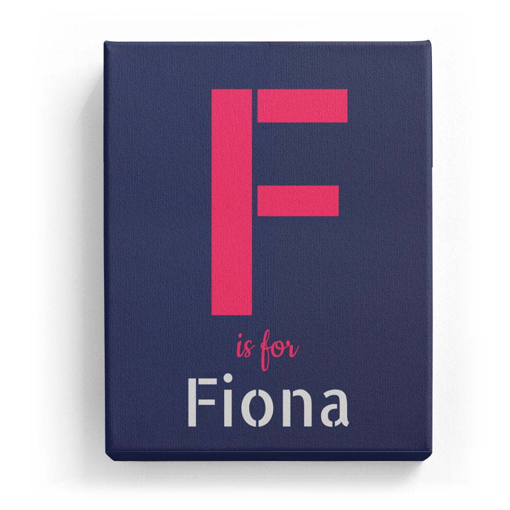 Fiona's Personalized Canvas Art