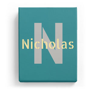 Nicholas Overlaid on N - Stylistic