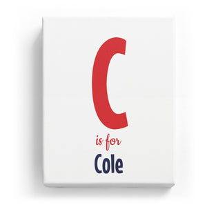 C is for Cole - Cartoony