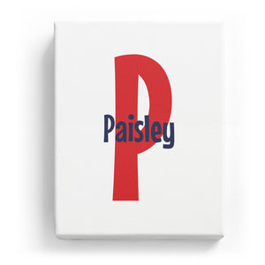 Paisley Overlaid on P - Cartoony