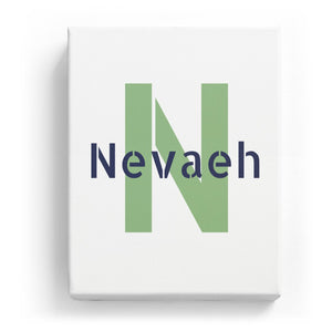 Nevaeh Overlaid on N - Stylistic