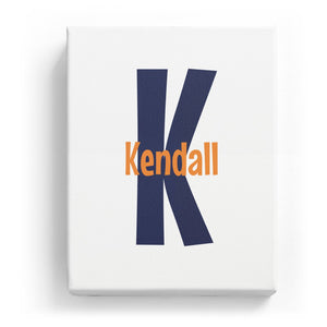 Kendall Overlaid on K - Cartoony