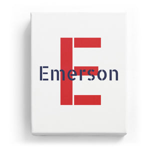 Emerson Overlaid on E - Stylistic