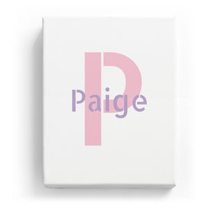 Paige Overlaid on P - Stylistic