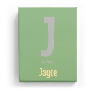 J is for Jayce - Cartoony